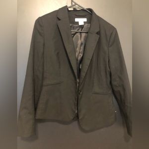 H & M black suit coat